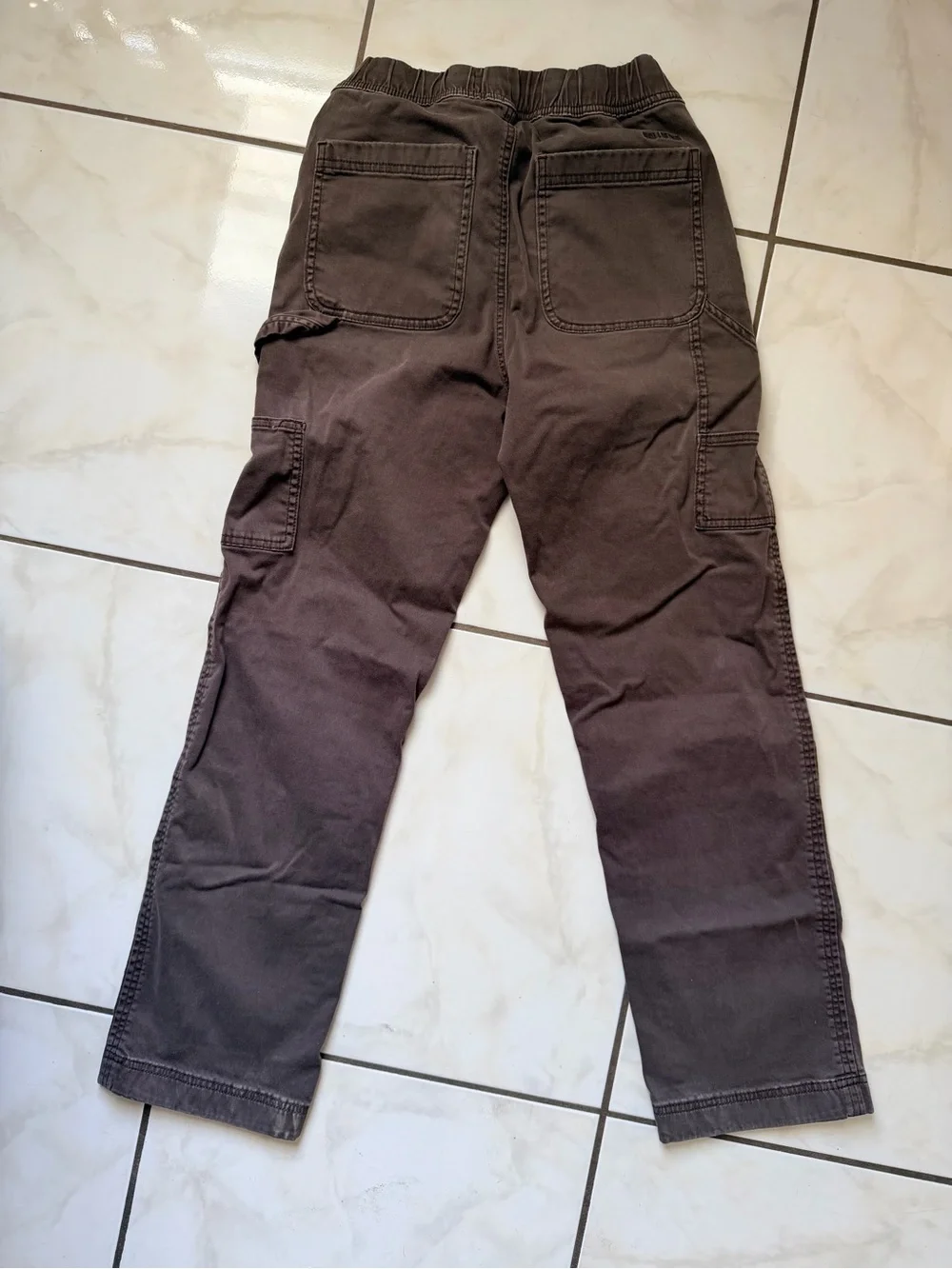 Hollister Kids Brown Cargo Drawstring Pants